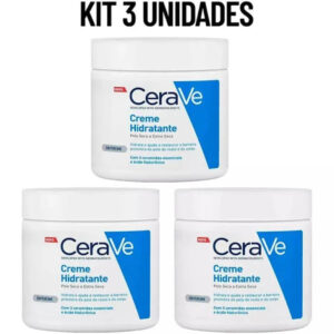Kit 3 Cremes para pele normal e seca